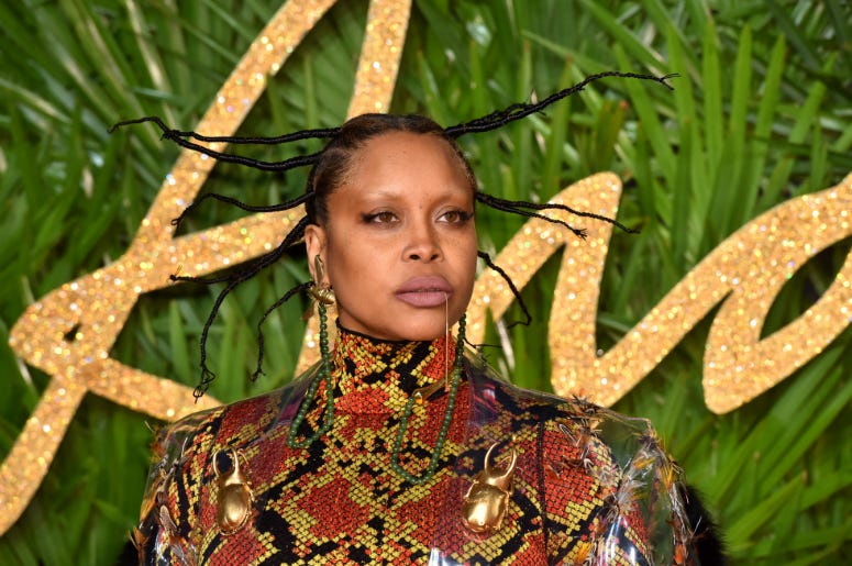 Erykah Badu attending the Fashion Awards 2017, in partnership with Swarovski, held at the Royal Albert Hall, London. Picture Date: Monday 4th December, 2017 Erykah Badu attending the Fashion Awards 2017, in partnership with Swarovski, held at the Royal Albert Hall, London. Picture Date: Monday 4th December, 2017