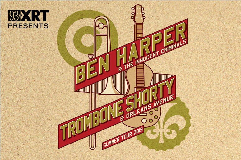 93XRT Presents Ben Harper & Trombone Shorty Ben Harper & Trombone Shorty