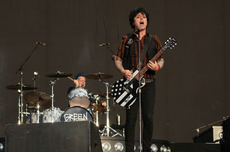 Billie Joe Armstrong of Green Day Billie Joe Armstrong of Green Day