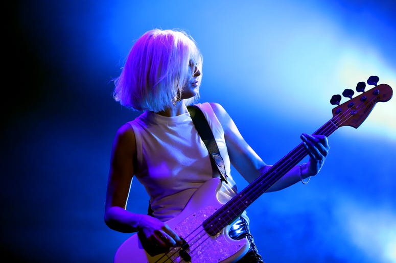 LOS ANGELES, CA - JANUARY 05: Sarah Barthel of Phantogram performs onstage during Michael Muller's HEAVEN, presented by The Art of Elysium, on January 5, 2019 in Los Angeles, California. (Photo by Rich Polk/Getty Images for The Art of Elysium)