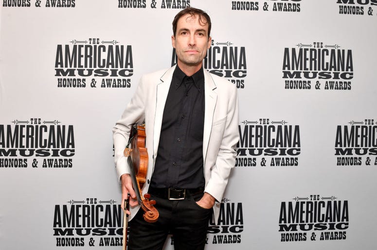 NASHVILLE, TENNESSEE - SEPTEMBER 11: Andrew Bird seen backstage during the 2019 Americana Honors & Awards at Ryman Auditorium on September 11, 2019 in Nashville, Tennessee. (Photo by Erika Goldring/Getty Images for Americana Music Association)
