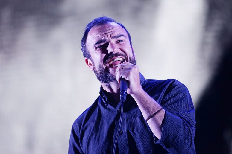 BYRON BAY, AUSTRALIA - JULY 22: Samuel T. Herring of Future Islands performs during Splendour in the Grass 2017 on July 22, 2017 in Byron Bay, Australia. (Photo by Mark Metcalfe/Getty Images)