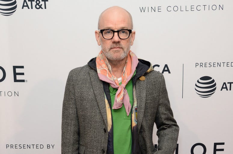 Michael Stipe attends a screening of 'State Like Sleep' during the 2018 Tribeca Film Festival Michael Stipe attends a screening of 'State Like Sleep' during the 2018 Tribeca Film Festival