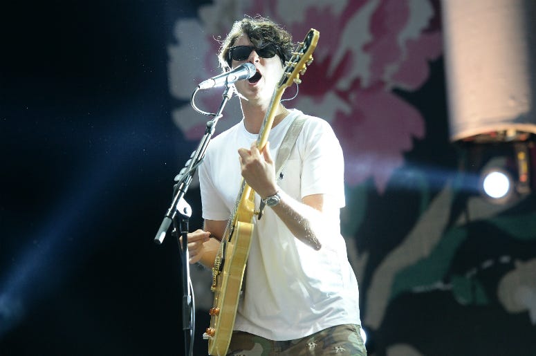 Vampire Weekend performs at the Bonnaroo Music & Arts Festival on June 13, 2014 Vampire Weekend performs at the Bonnaroo Music & Arts Festival on June 13, 2014