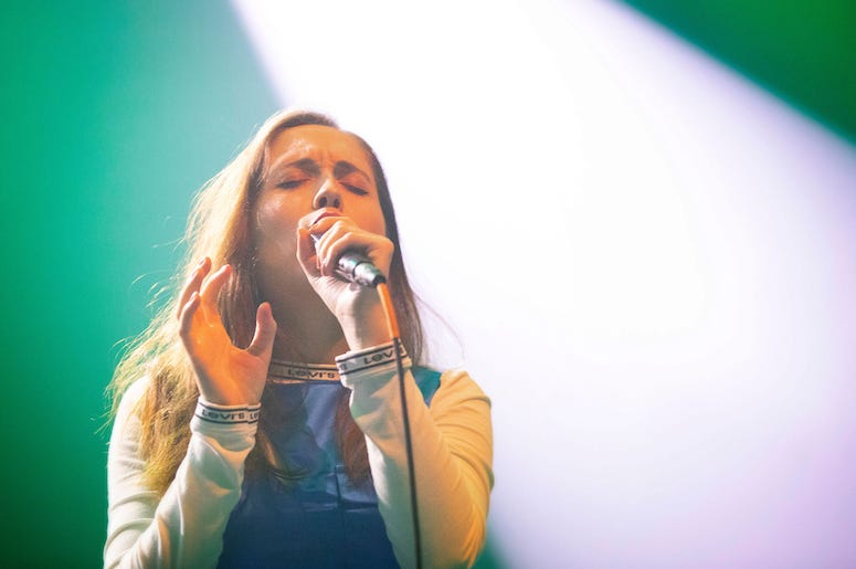 Alice Merton performs live in concert at the 93XRT Holiday Jam.
