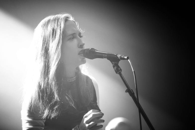 Alice Merton performs live in concert at the 93XRT Holiday Jam.