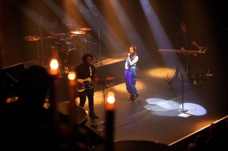 Alice Merton performs live in concert at the 93XRT Holiday Jam.