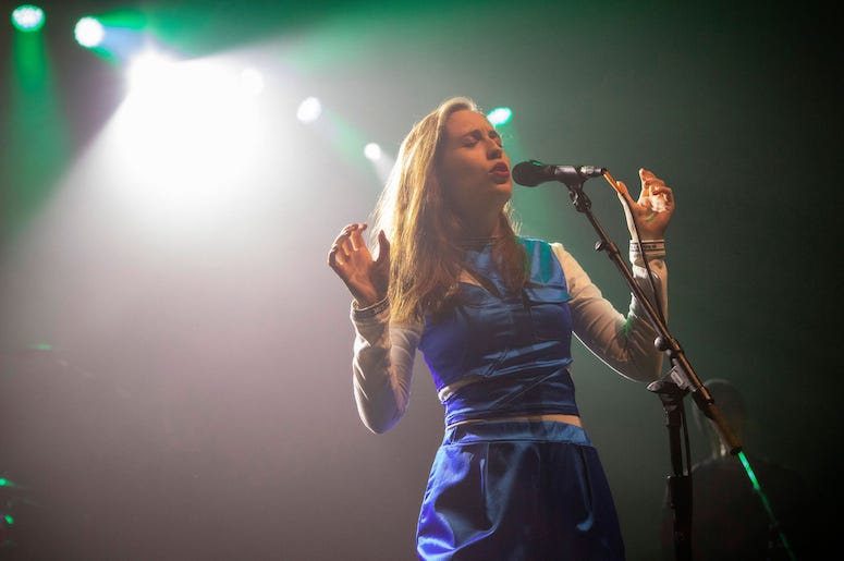 Alice Merton performs live in concert at the 93XRT Holiday Jam.