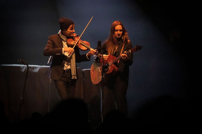 Andrew Bird performs live in concert at the 93XRT Holiday Jam.
