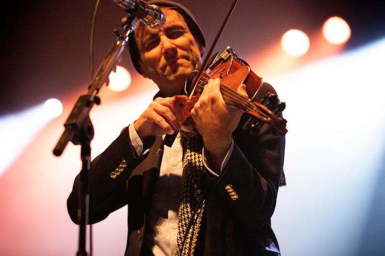 Andrew Bird performs live in concert at the 93XRT Holiday Jam.