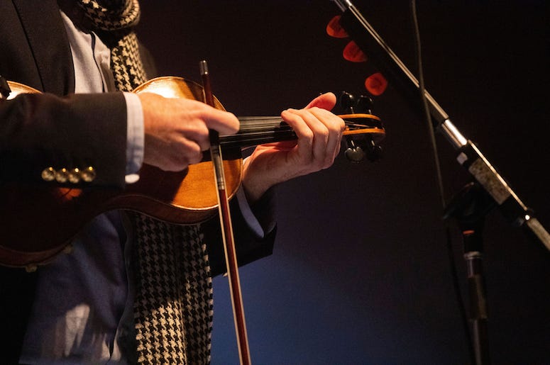 Andrew Bird performs live in concert at the 93XRT Holiday Jam.