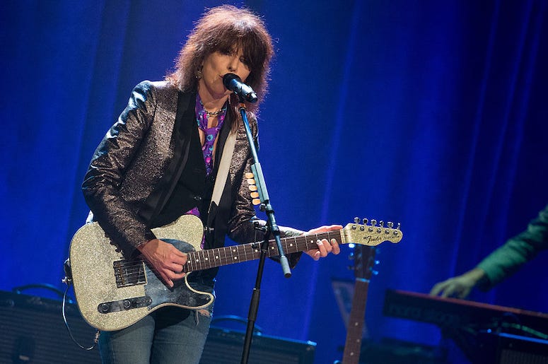 Chrissie Hynde of the Pretenders performs live in concert