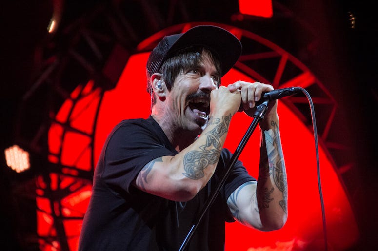 Anthony Kiedis of the Red Hot Chili Peppers Anthony Kiedis of the Red Hot Chili Peppers