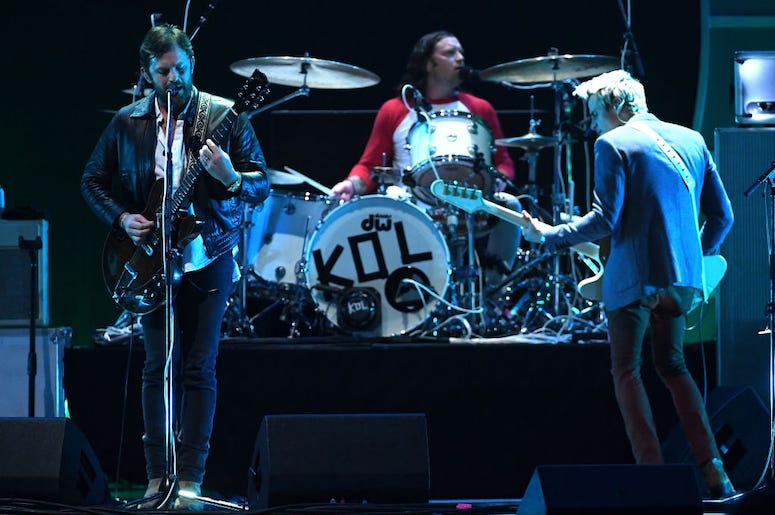 Kings of Leon perform live in concert.