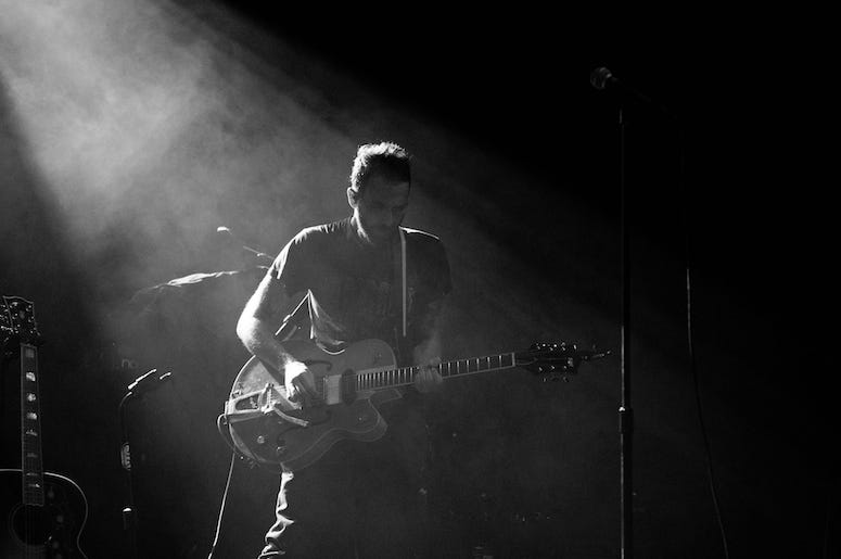Mondo Cozmo performs at the 93XRT Holiday Jam concert.