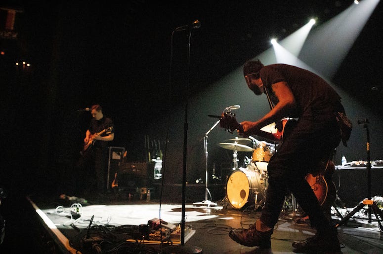 Mondo Cozmo performs at the 93XRT Holiday Jam concert.