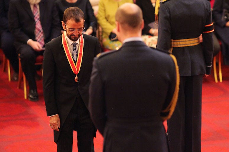Ringo Starr Knighted Ringo Starr Knighted