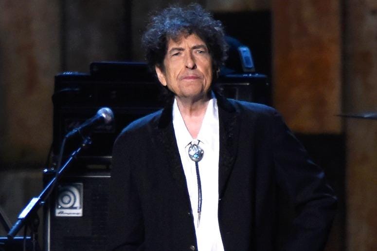 Bob Dylan appears onstage at the 25th anniversary MusiCares 2015 Person Of The Year Gala Bob Dylan appears onstage at the 25th anniversary MusiCares 2015 Person Of The Year Gala