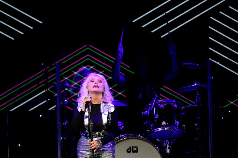 BEVERLY HILLS, CA - MAY 16: Debbie Harry of Blondie performs onstage during the ASCAP 2019 Pop Music Awards at The Beverly Hilton Hotel on May 16, 2019 in Beverly Hills, California. (Photo by Ari Perilstein/Getty Images for ASCAP)