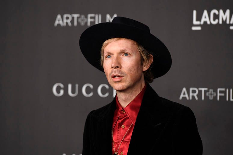 LOS ANGELES, CALIFORNIA - NOVEMBER 02: Beck attends the 2019 LACMA 2019 Art + Film Gala Presented By Gucci at LACMA on November 02, 2019 in Los Angeles, California. (Photo by Frazer Harrison/Getty Images)