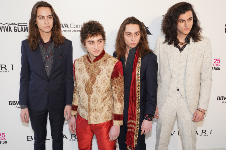 Greta Van Fleet Band on the red carpet at Elton John's 26th Annual AIDS Foundation Greta Van Fleet Band on the red carpet at Elton John's 26th Annual AIDS Foundation