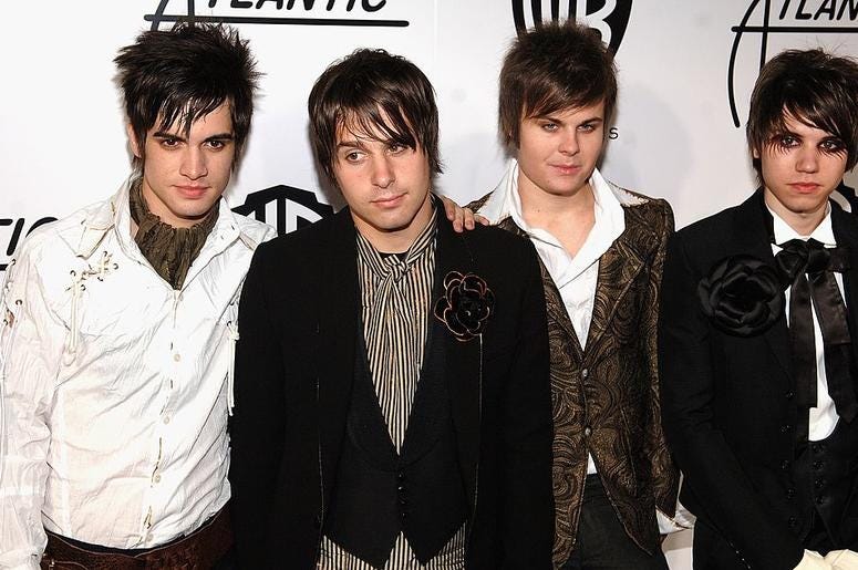 Panic! At The Disco attends the Warner Bros. Records & Atlantic Records VMA after party at Buddakan August 31, 2006 in New York City Panic! At The Disco attends the Warner Bros. Records & Atlantic Records VMA after party at Buddakan August 31, 2006 in New York City
