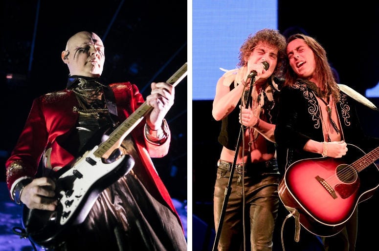 Billy Corgan and Greta Van Fleet Billy Corgan and Greta Van Fleet