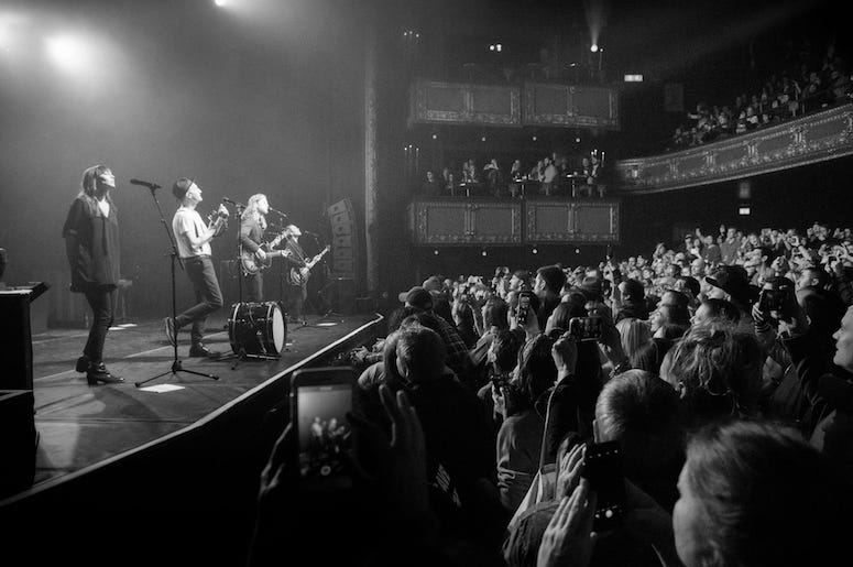 The Lumineers perform live in concert at the 93XRT Holiday Jam