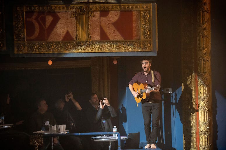 The Lumineers perform live in concert at the 93XRT Holiday Jam