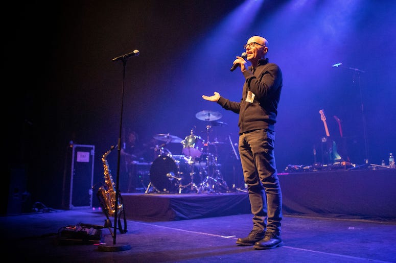 XRT DJ's at the 93XRT Holiday Jam concerts.