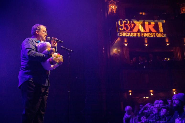 XRT DJ's at the 93XRT Holiday Jam concerts.
