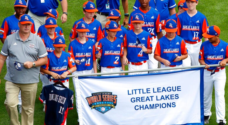 Great Lakes Region Champion Little League team from Bowling Green, Ky.