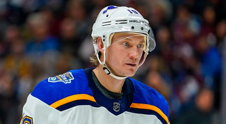 St. Louis Blues defenseman Jay Bouwmeester