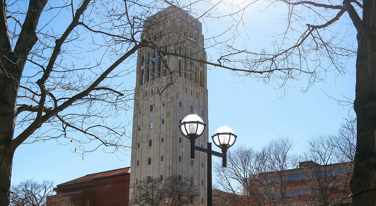 Burton Tower on the University of Michigan campus