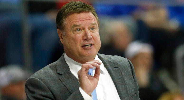 Kansas head coach Bill Self