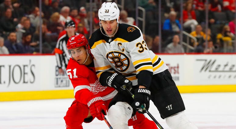 Valtteri Filppula and Zdeno Chara