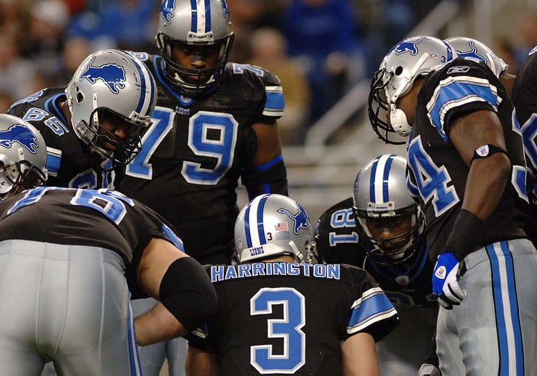 Detroit Lions uniforms