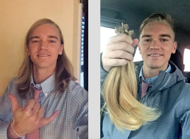 Burchie, before and after