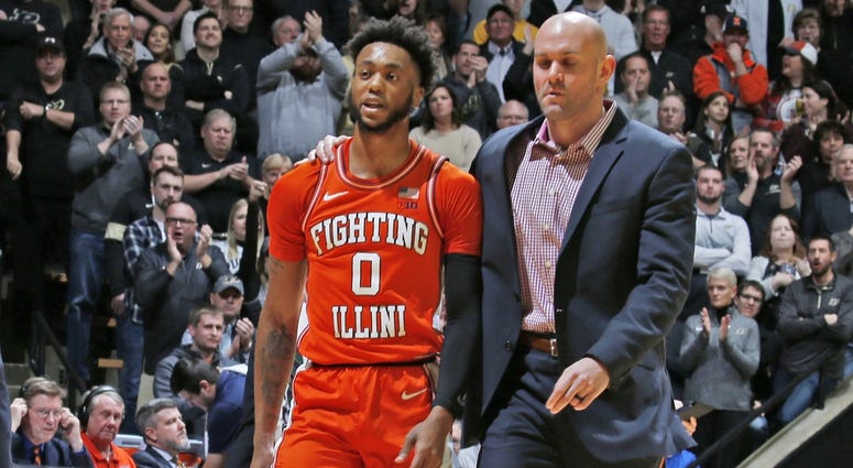 Alan Griffin escorted off the court