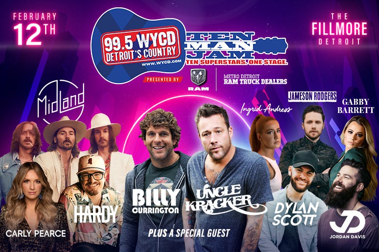 Ten Man Jam Ticket Giveaway!