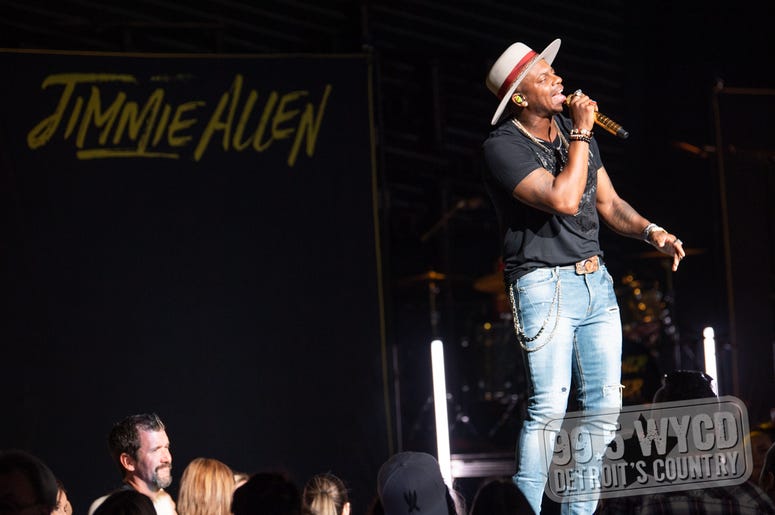 Jimmie Allen, Jimmie Allen WYCD Birthday Bash, DTE Energy Music Theatre, WYCD Birthday Bash Jimmie Allen, Jimmie Allen WYCD Birthday Bash, DTE Energy Music Theatre, WYCD Birthday Bash