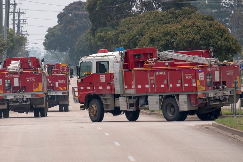 Fire Truck Onsite in Australia