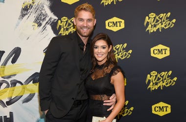 Brett Young and His Wife Taylor at the 2018 CMT Music Awards
