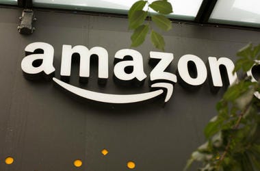 A portion of the sign advertising Amazon Go is seen outside the grocery store's location on June 16, 2017 in Seattle, Washington. Amazon announced that it will buy Whole Foods Market, Inc. for over $13 billion dollars. A portion of the sign advertising Amazon Go is seen outside the grocery store's location on June 16, 2017 in Seattle, Washington. Amazon announced that it will buy Whole Foods Market, Inc. for over $13 billion dollars.