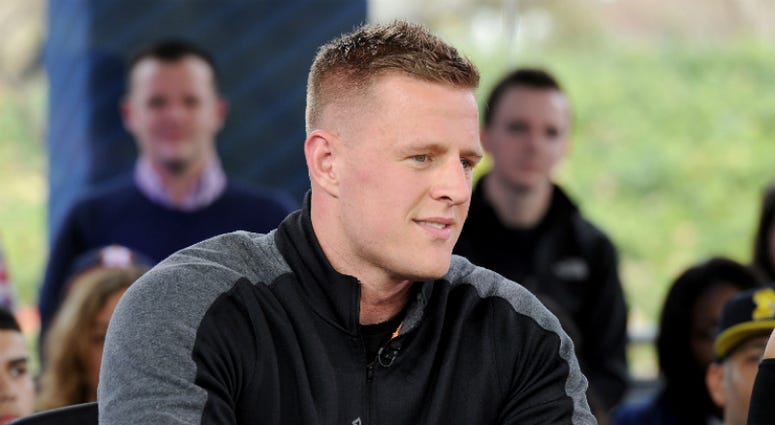 JJ Watt on Fox Sports "Garbage Time with Katie Nolan" broadcasting from Super Bowl LI on February 3, 2017 in Houston, Texas. JJ Watt on Fox Sports "Garbage Time with Katie Nolan" broadcasting from Super Bowl LI on February 3, 2017 in Houston, Texas.