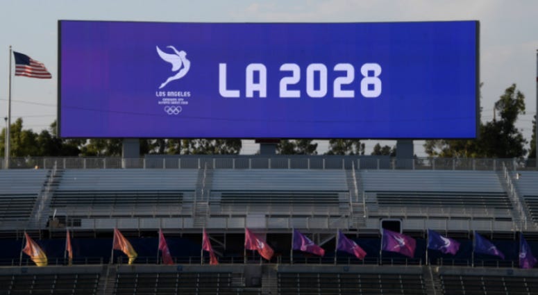 General overall view StubHub Center Stadium during a a press conference to announce the awarding of the 2028 Olympics and Paralympics Games to Los Angeles. General overall view StubHub Center Stadium during a a press conference to announce the awarding of the 2028 Olympics and Paralympics Games to Los Angeles.