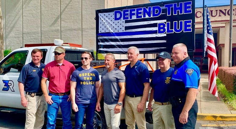 Drive to Defend the Blue Event