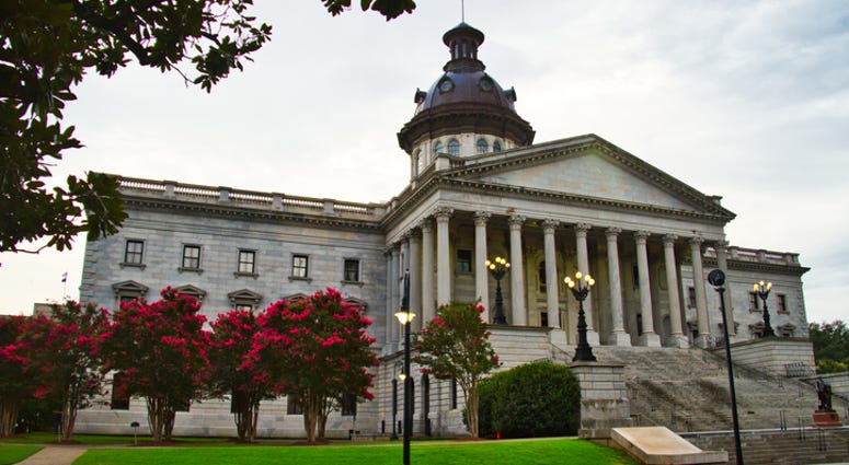 The capitol building of the state of South Carolina.
