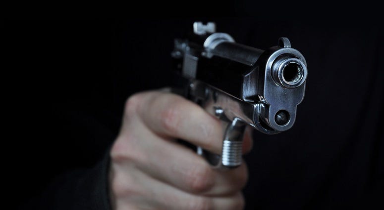 man holding gun