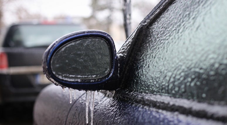 icy car